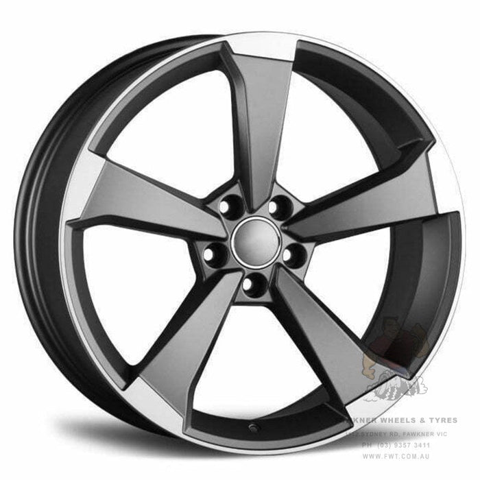 REP 6101 Au Grey Machined Face