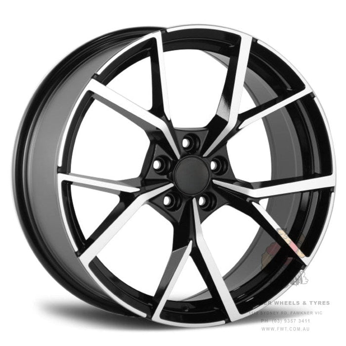 REP 6113 Vw Black Machined Face
