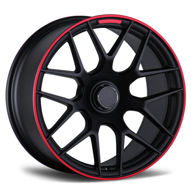 REP 852 MB Matte Black Red Lip