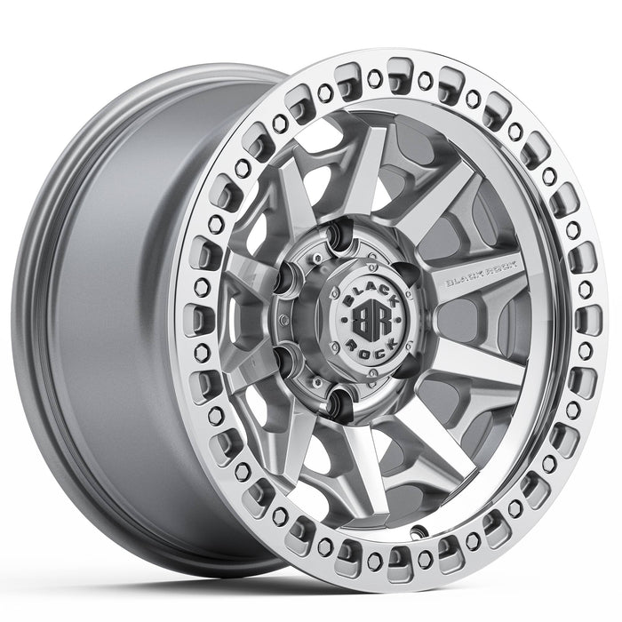 Black Rock CAGE Silver Machined