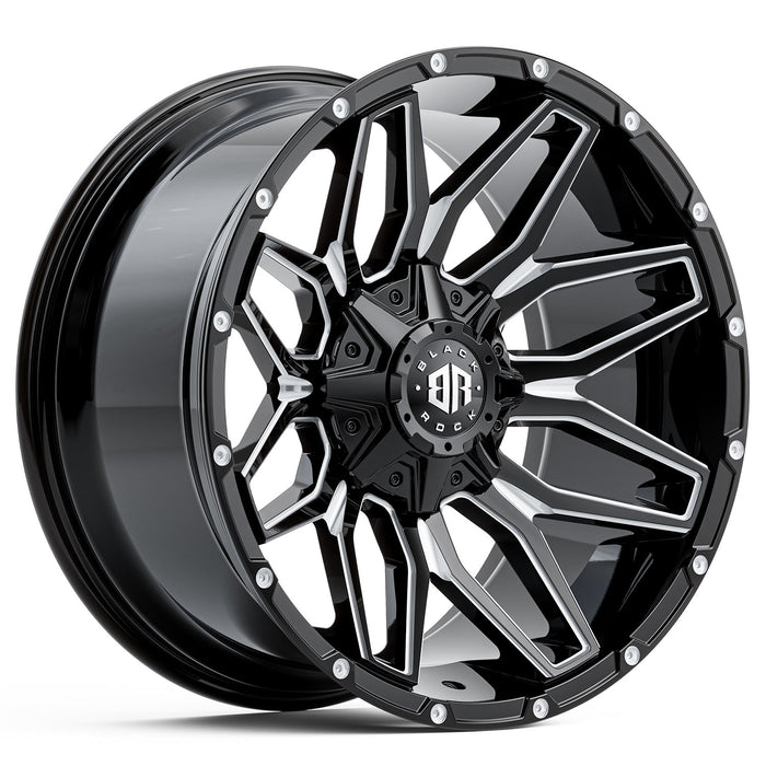 Black Rock INVADER Gloss Black Milled
