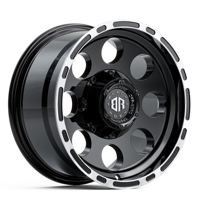 Black Rock LIGHTNING Black Machined Lip