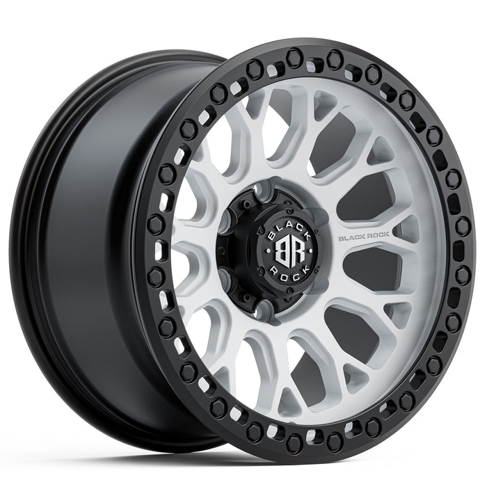 Black Rock SPIDER Satin White With Black Ring