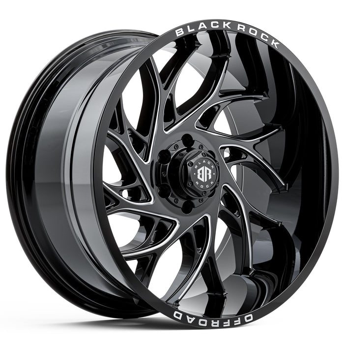 Black Rock STRYKER Gloss Black Milled