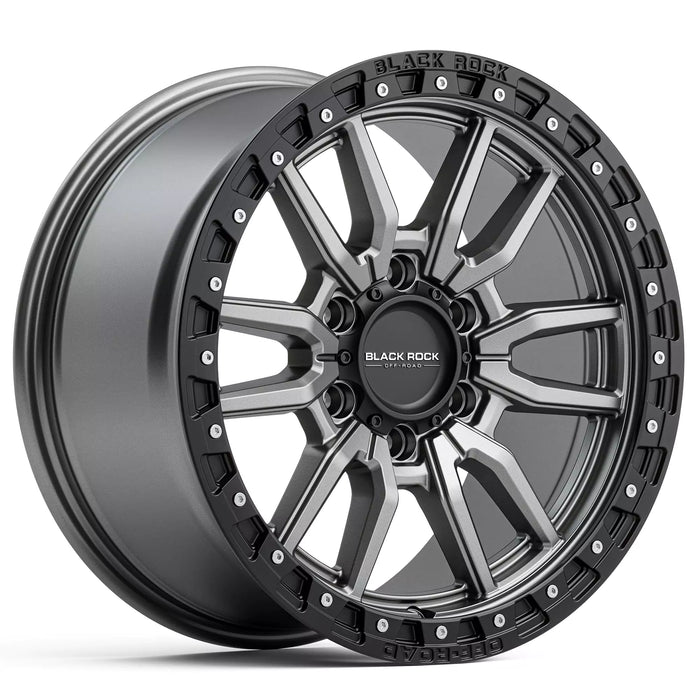 Black Rock RAMBLER Gunmetal Grey With Black Ring