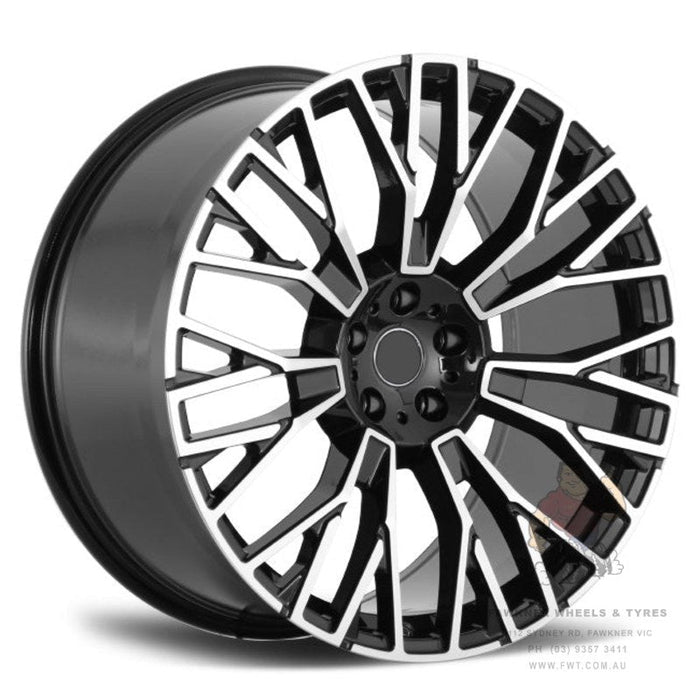 REP 7114 Bm Black Machined Face
