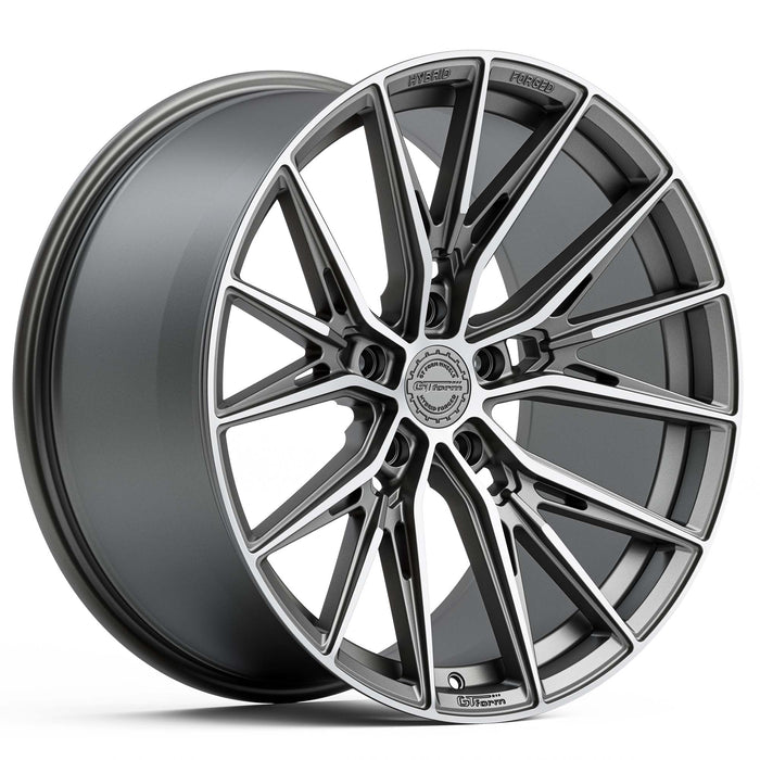 GT Form HF3.1 Hybrid Forged Satin Gunmetal Machined Face