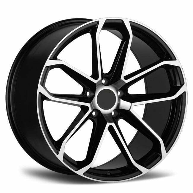 REP 878 Pc Black Machined Face
