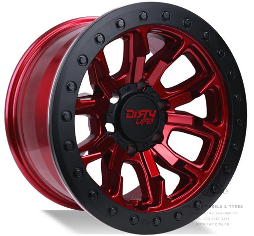 Dirty Life Dual Tek DT1 Crimson Candy Red