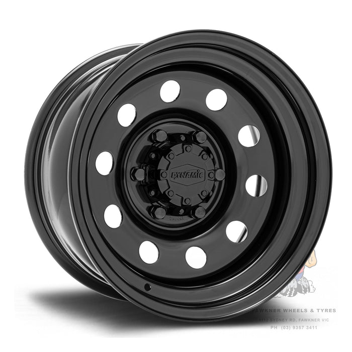 Dynamic Steel Round Satin Black