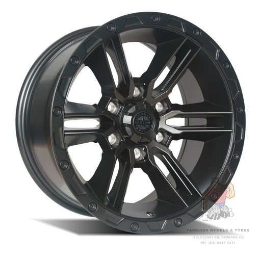 American Outlaw Railcar 6 Satin Black