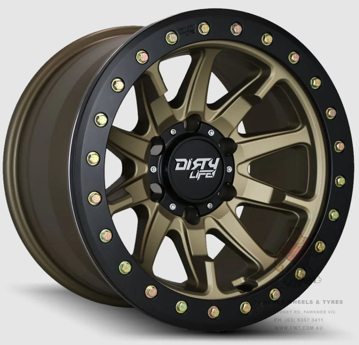 Dirty Life Dual Tek DT2 Satin Gold Black Lip