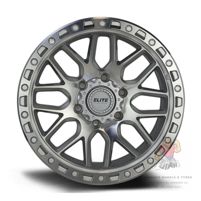 Elite Chaotic Silver Machined