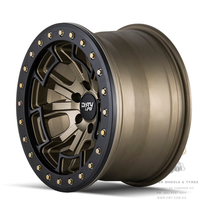 Dirty Life Dual Tek DT1 Satin Gold Black Lip
