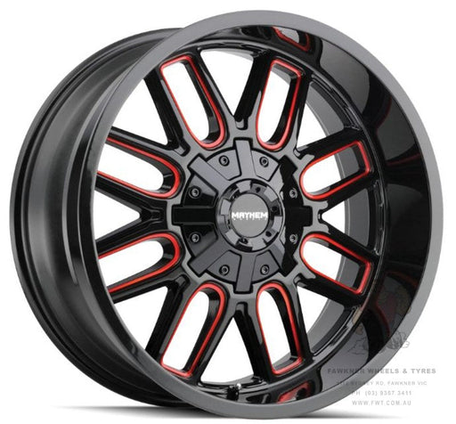 Mayhem Cogent Gloss Black Milled Red