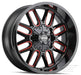 Mayhem Cogent Gloss Black Milled Red