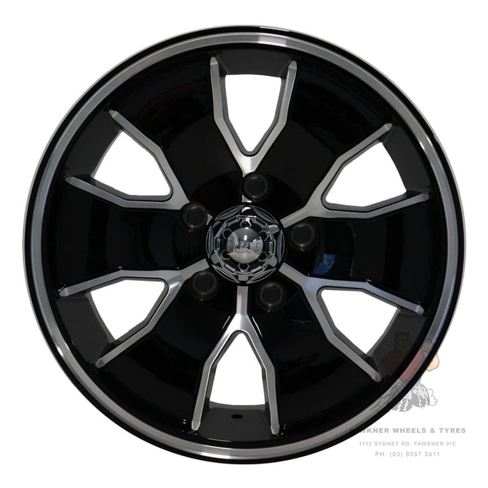 ION Alloy ION14-V6 Black Machined Ring