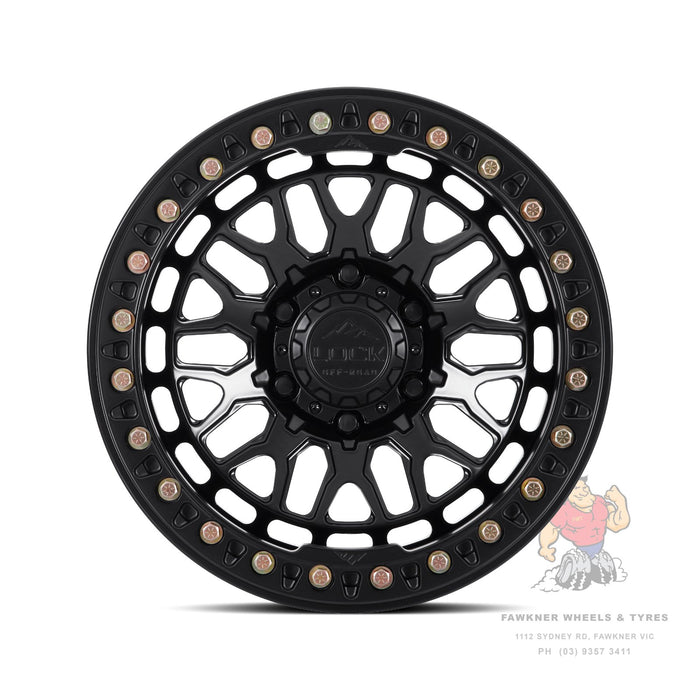 Lock Off-Road Invader Matte Black Beadlock
