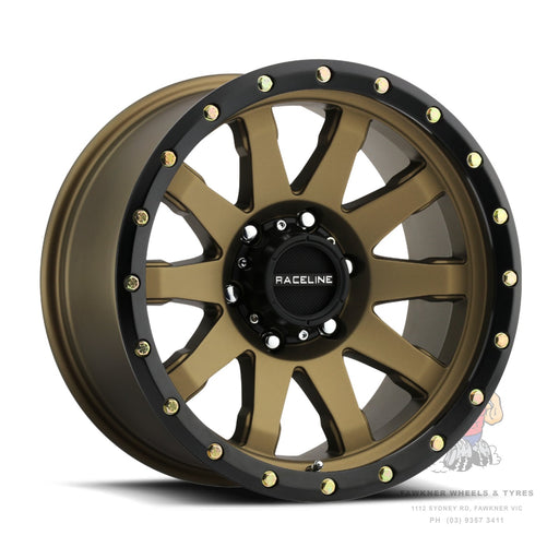 Raceline Clutch Bronze