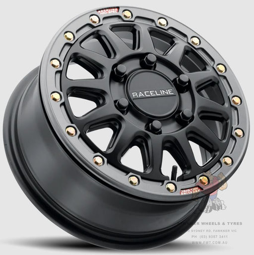 Raceline A14 Alpha Satin Black Gunmetal Ring Beadlock