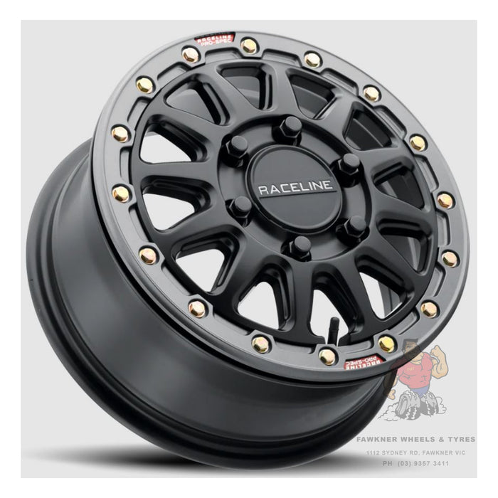 Raceline A14 Alpha Satin Black Gunmetal Ring Beadlock