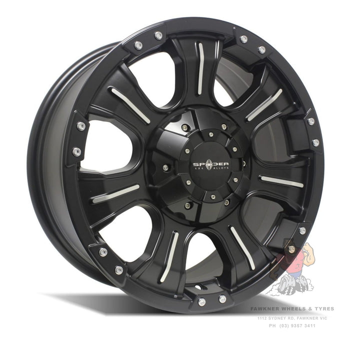 Spyder SP-06 Satin Black Machined