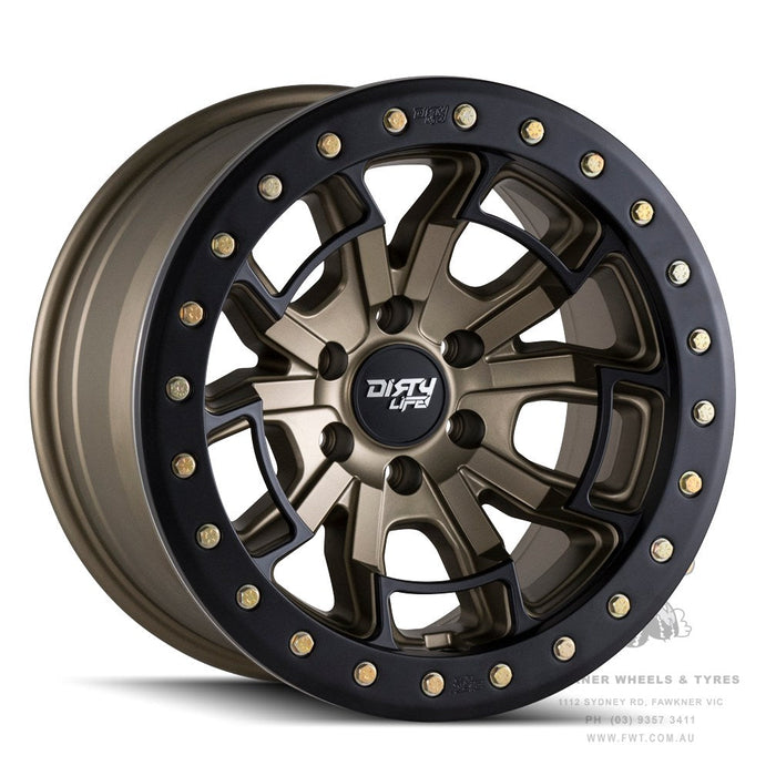 Dirty Life Dual Tek DT1 Satin Gold Black Lip