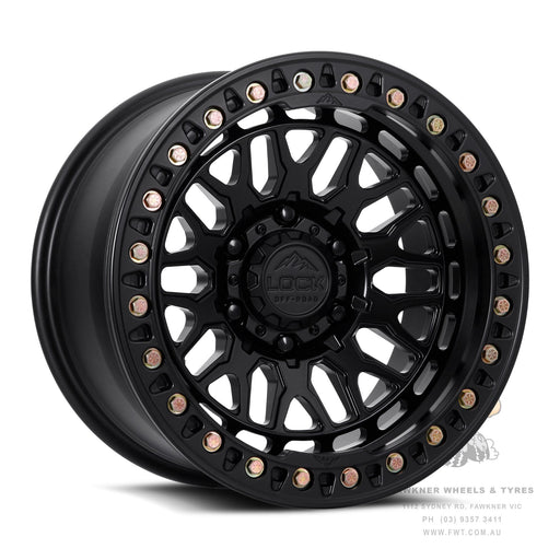 Lock Off-Road Invader Matte Black Beadlock