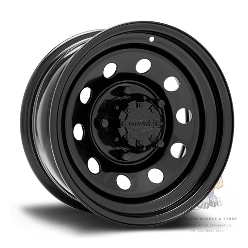 Dynamic Steel Round Satin Black