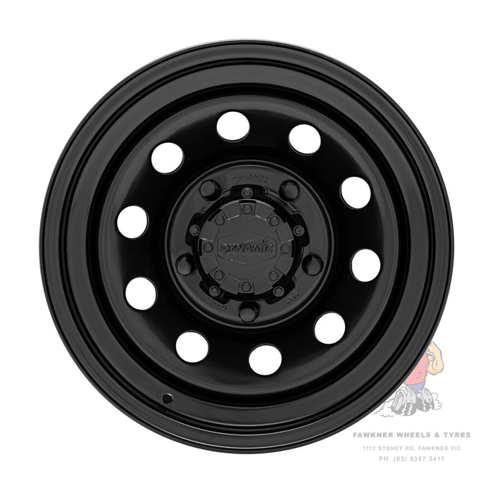 Dynamic Steel Round Satin Black