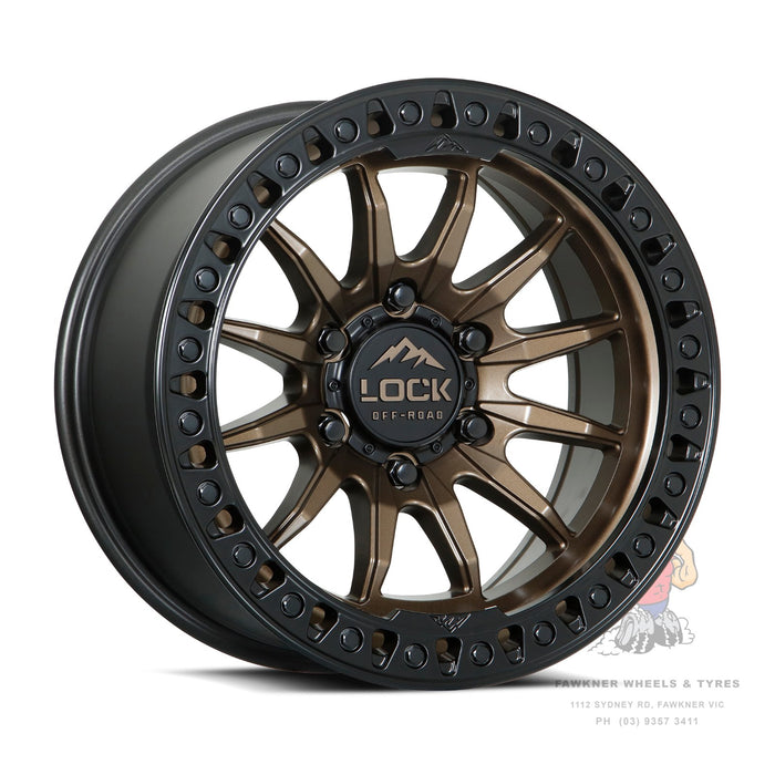 Lock Off-Road Trail Matte Bronze Black Lip