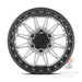 Lock Off-Road Trail Matte Silver Black Lip