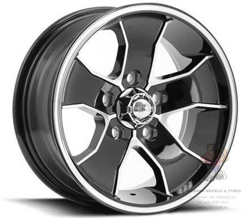 ION Alloy ION14-V5 Black Machined Ring