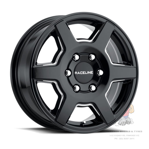 Raceline Surge Van Black Milled