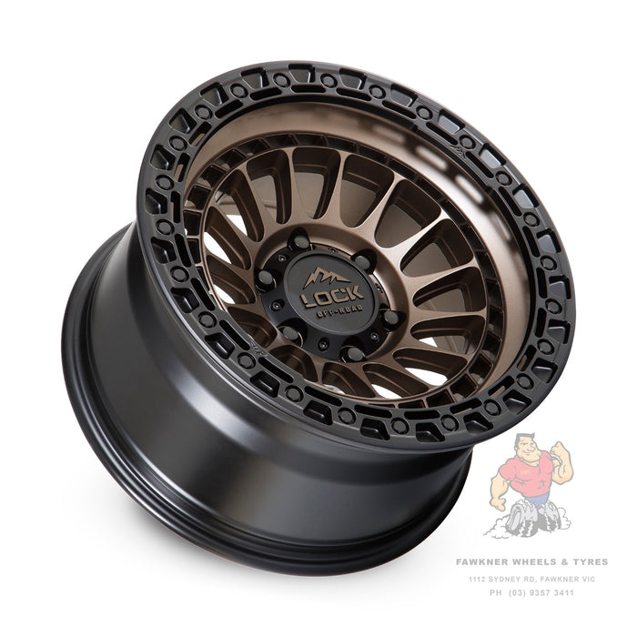 Lock Off-Road Mojave Matte Bronze Black Lip