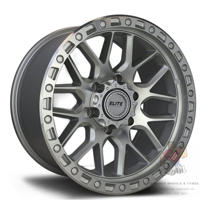 Elite Chaotic Silver Machined