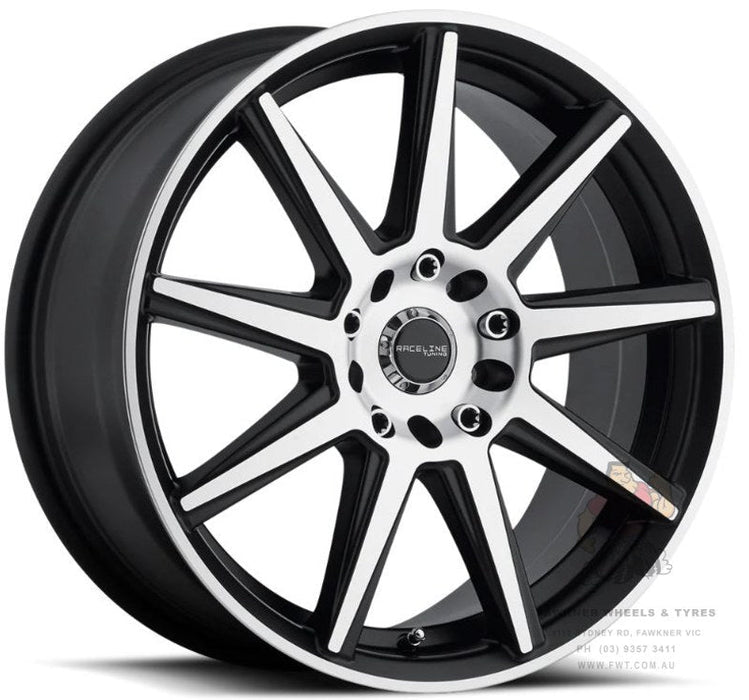 Raceline Storm Black Machined