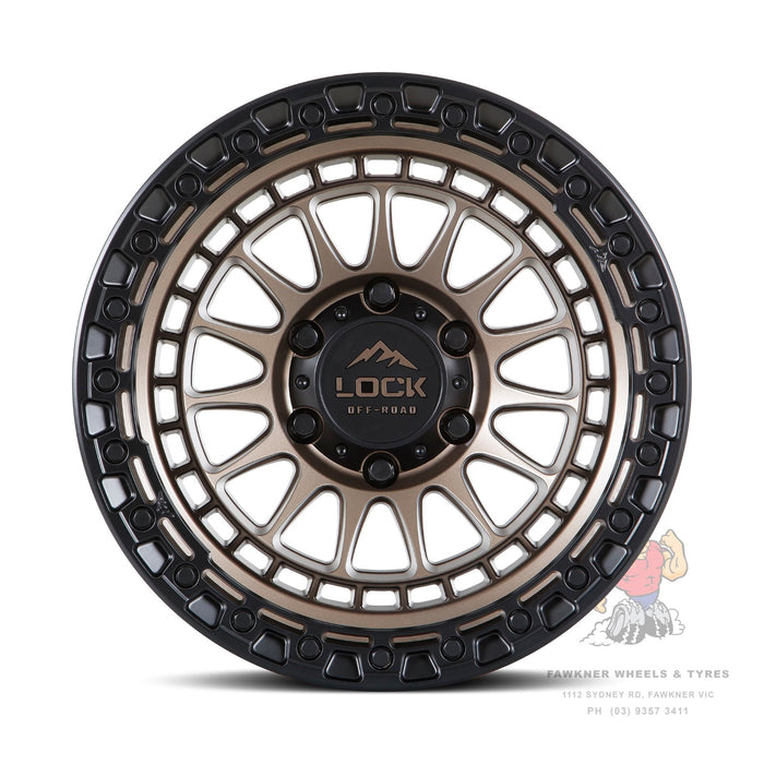 Lock Off-Road Mojave Matte Bronze Black Lip