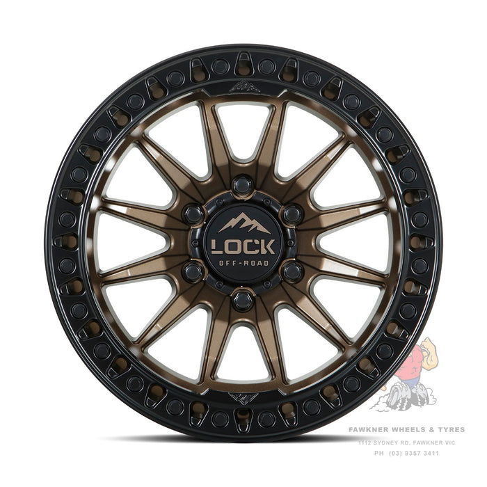 Lock Off-Road Trail Matte Bronze Black Lip
