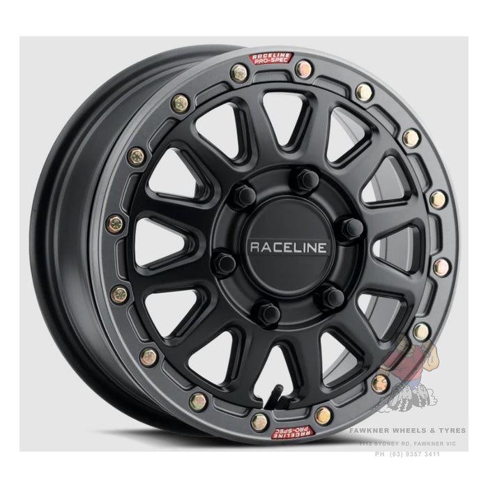 Raceline A14 Alpha Satin Black Gunmetal Ring Beadlock