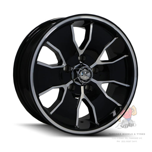 ION Alloy ION14-V6 Black Machined Ring
