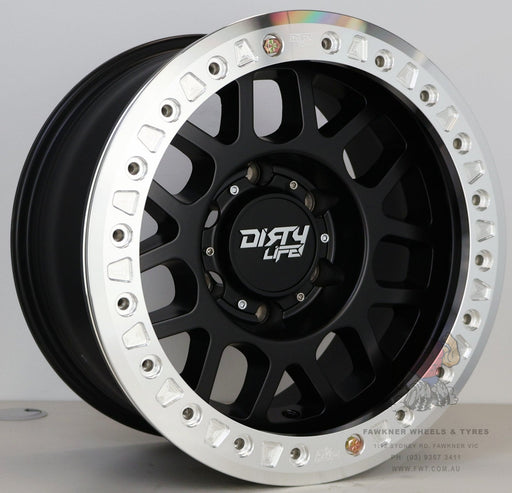 Dirty Life Mesa Race Matte Black Machined Ring Beadlock