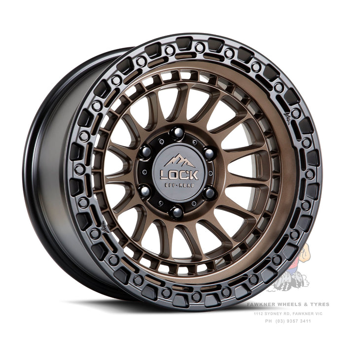 Lock Off-Road Mojave Matte Bronze Black Lip
