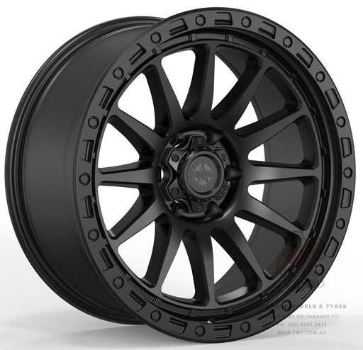 American Outlaw Spike Satin Black