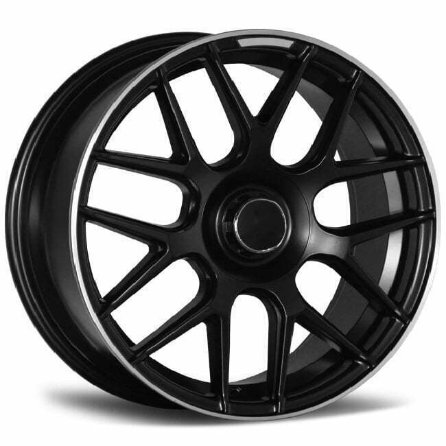 REP 852 MB Flow Form Matte Black Machined Lip