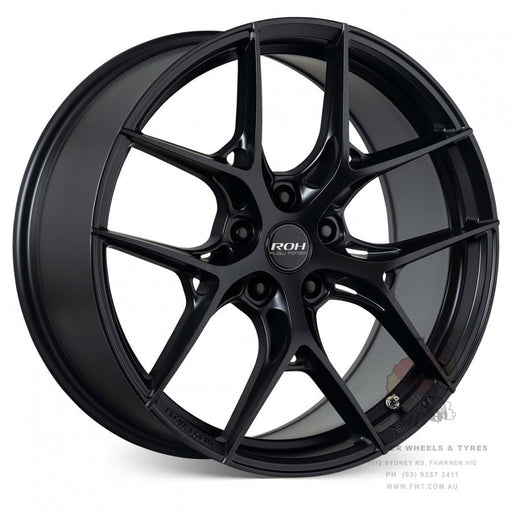 ROH RF6 Matte Black wheel