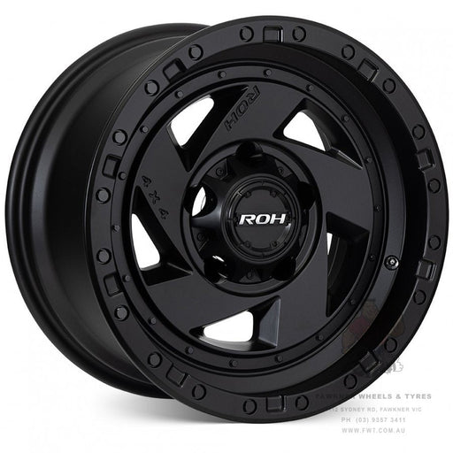 ROH Vulcan Matte Black wheel